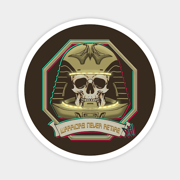 Warriors Never Retire v2 Magnet by Doc Multiverse Designs